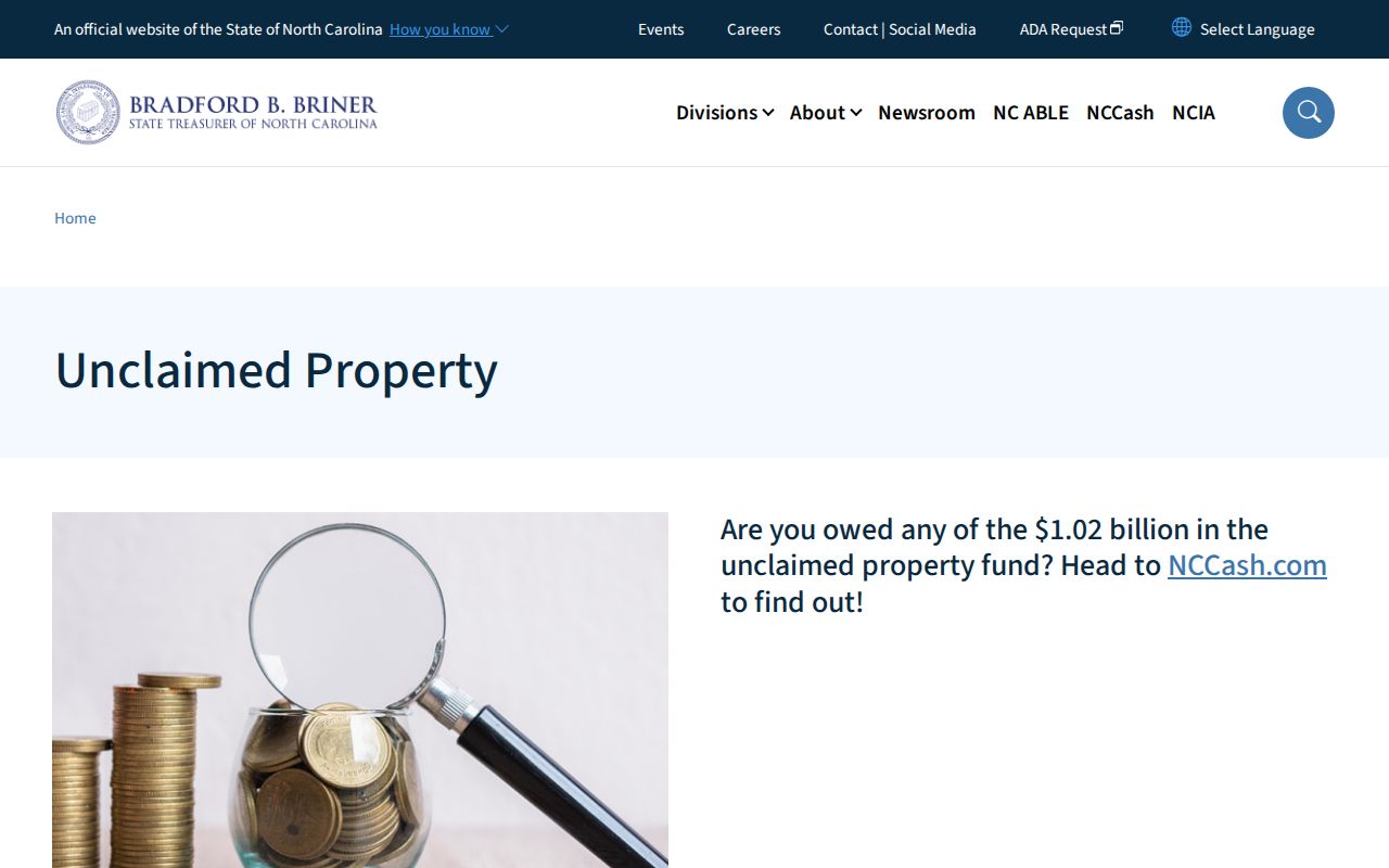 Fayetteville residents directory North Carolina unclaimed property search