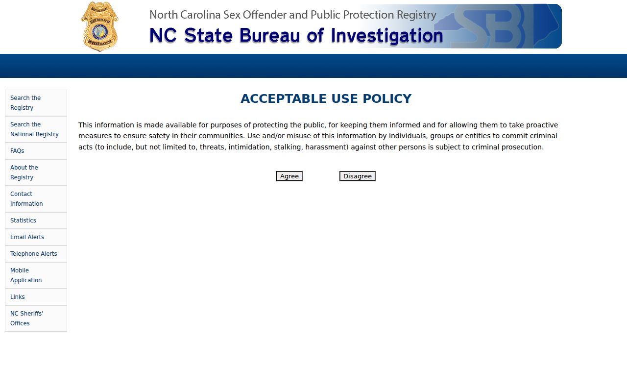 Fayetteville resident lookup North Carolina Sex Offender Registry