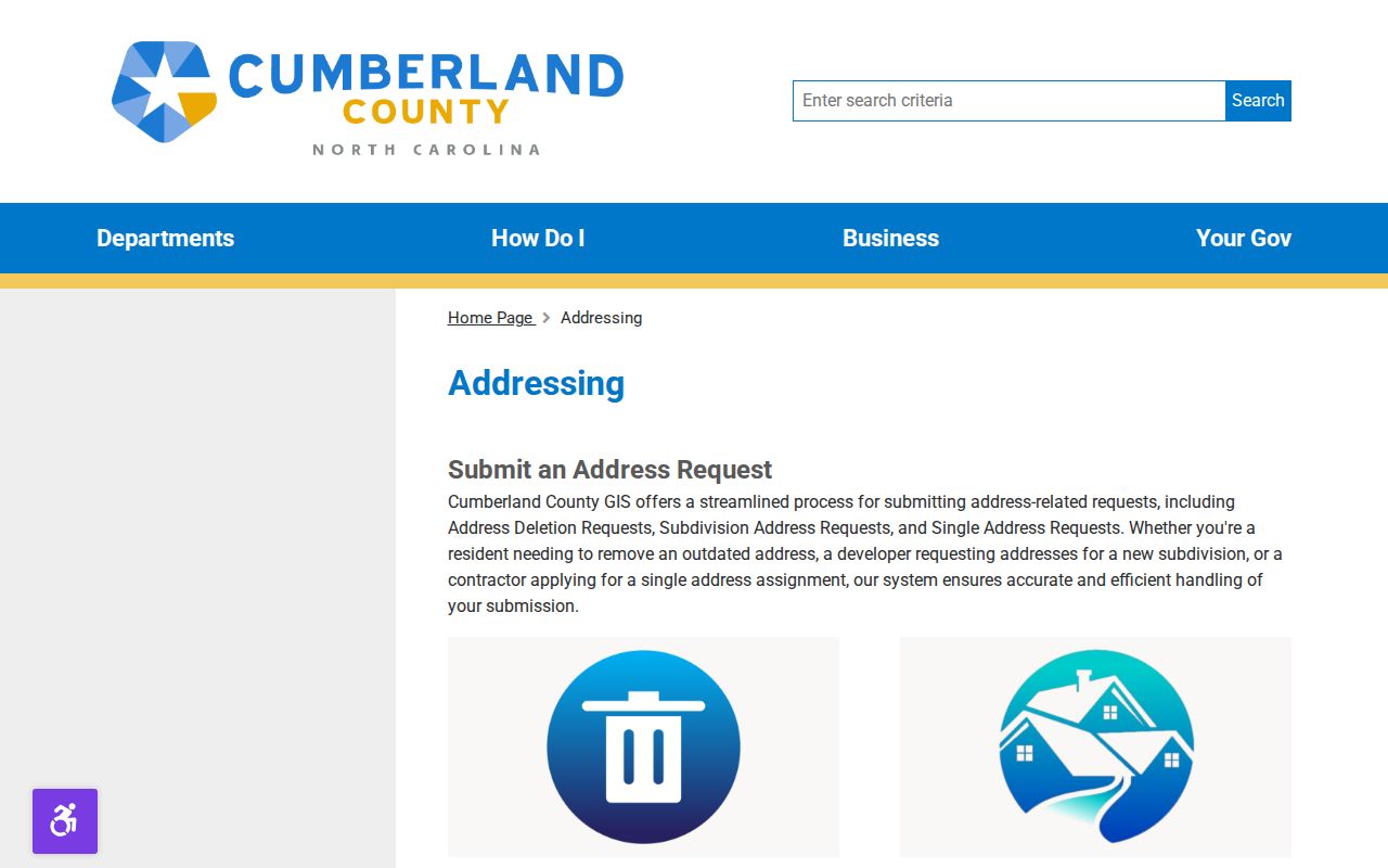 Fayetteville street directory Cumberland County Addressing